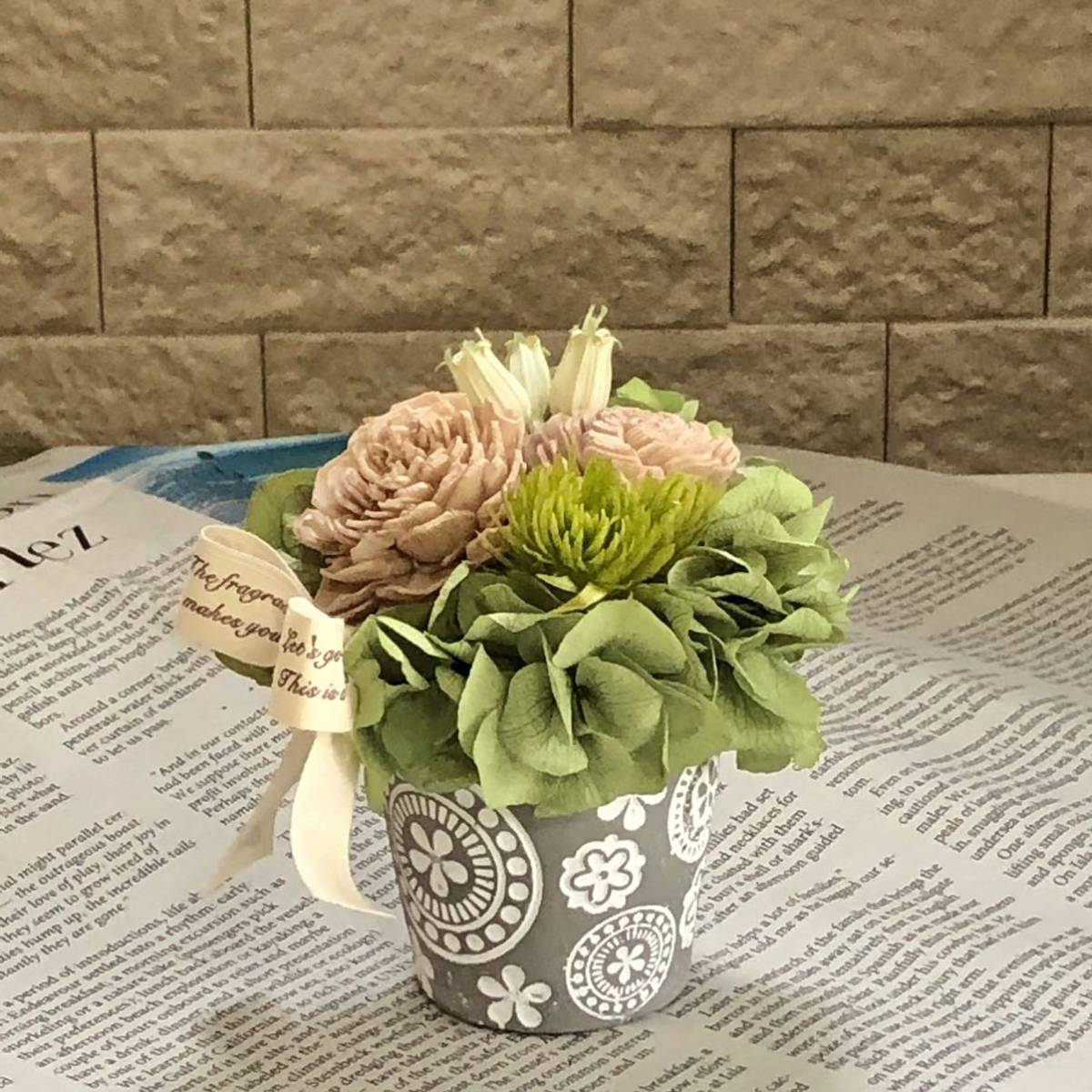 プリザーブドフラワーアレンジメント三個セット Teatredelallotja Paeria Cat プリザーブドフラワーアレンジメント三個セット Teatredelallotja Paeria Cat