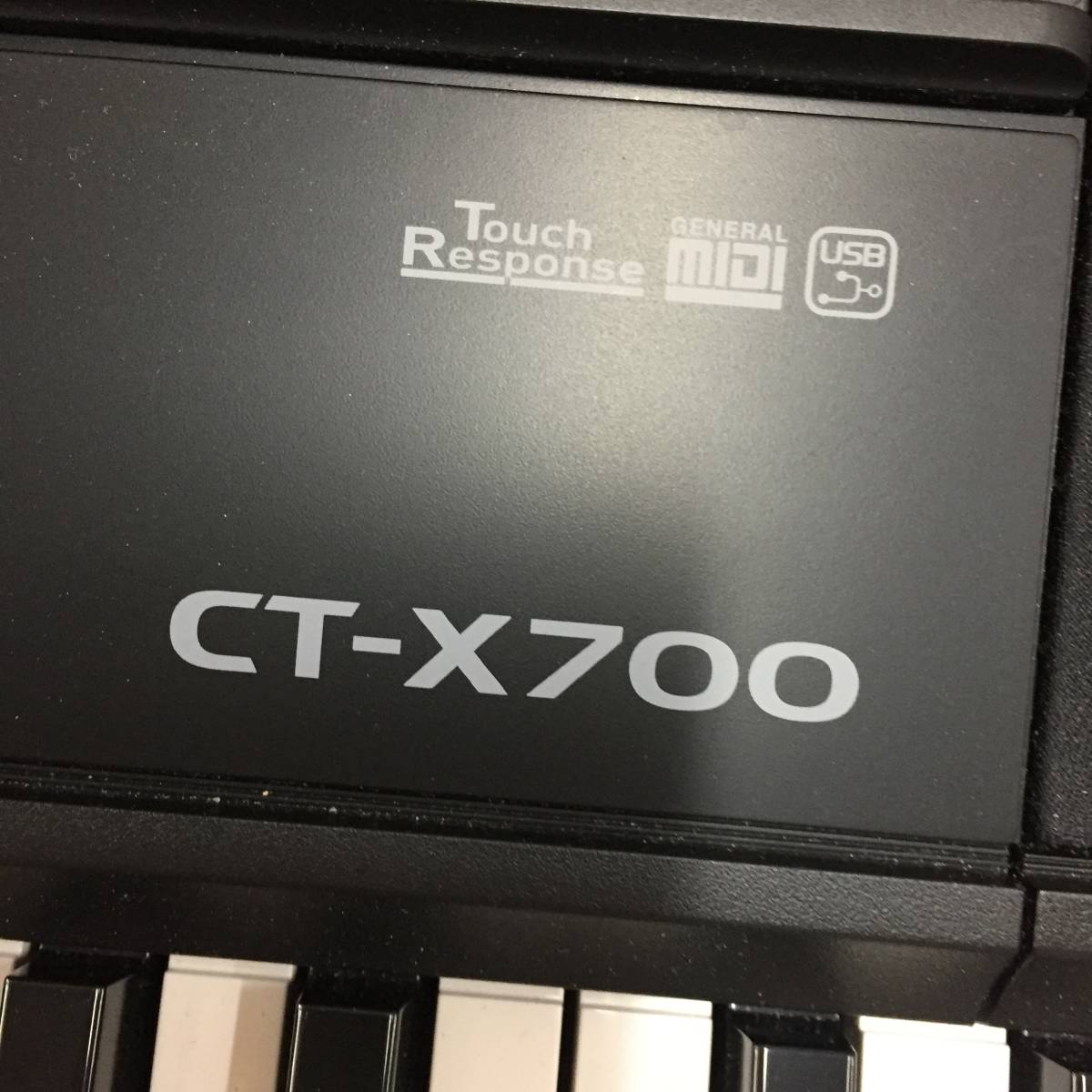 CASIO カシオ 電子ピアノ　キーボード CT-X700 2020年製 61鍵盤 自動演奏　中古美品_画像3