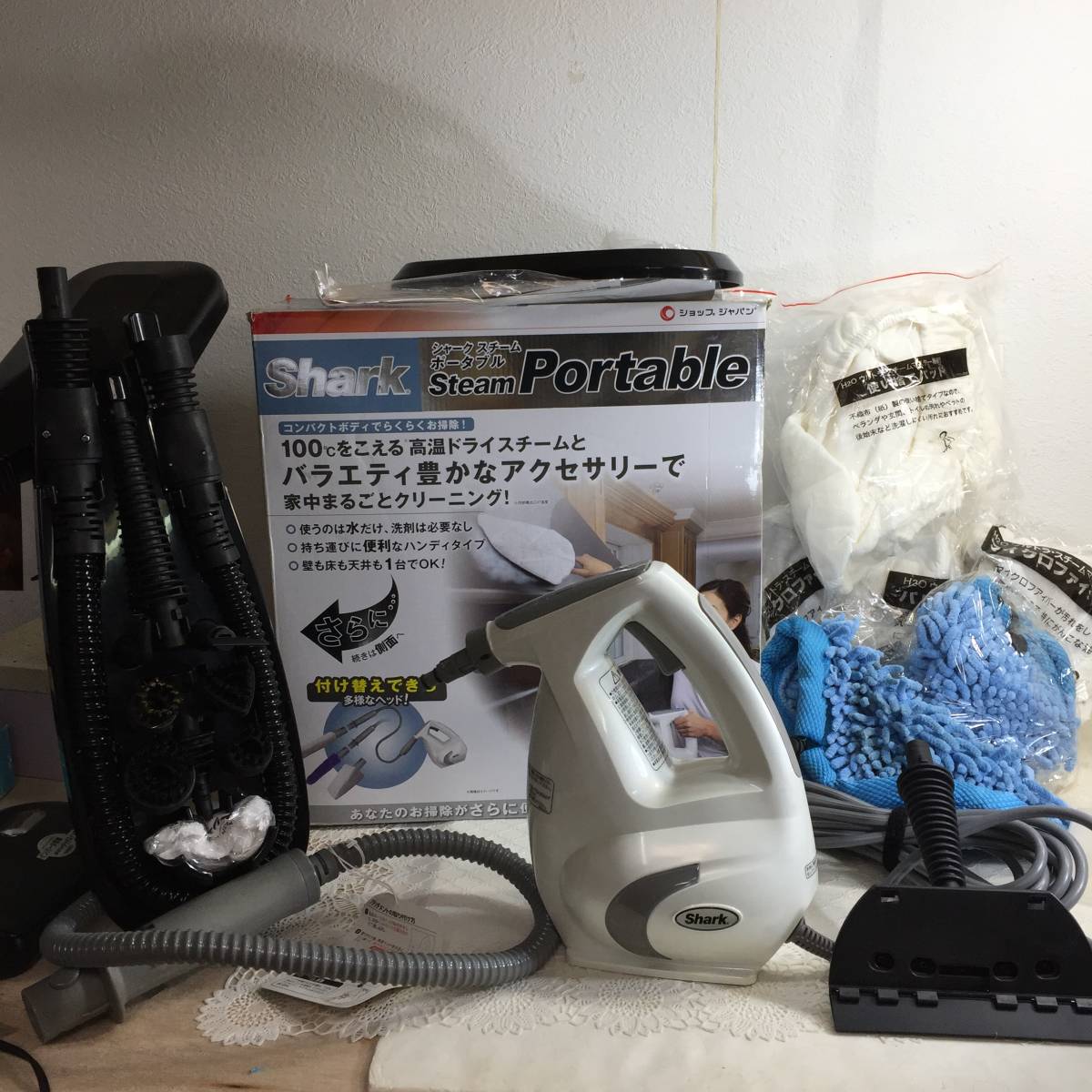 ヤフオク! - 【美品】Shark シャーク スチームポータブル SC63...