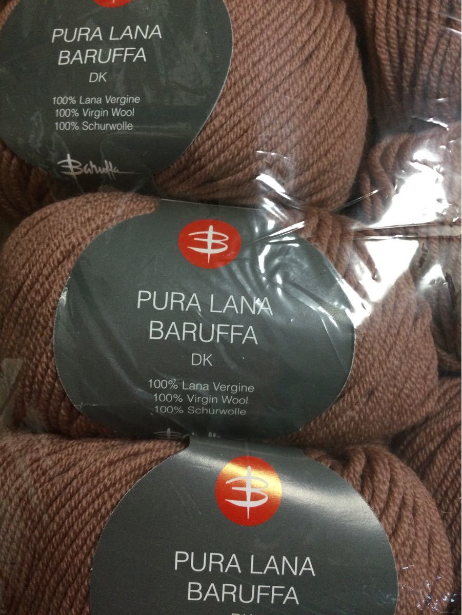 週末限定値下げ 毛糸 イタリア PURA LANA BARUFFA DK(プラ ラナ バルファ ディケイ)並太 13玉