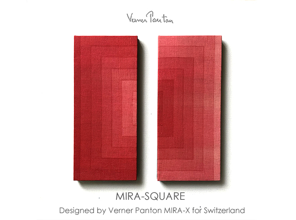 在庫2枚!貴重なレッドMIRA-KURVENオリジナルVerner Panton 在庫2枚!貴重なレッドMIRA-KURVENオリジナルVerner Panton