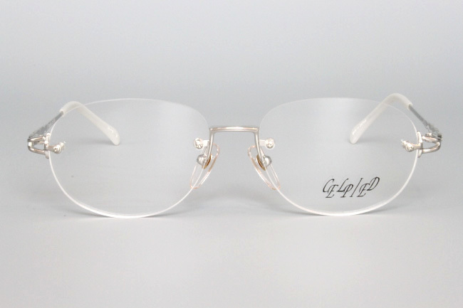 【新品・未使用】CELPIED セルピエ ツーポイント CP2323 シルバー/一部ゴールド COLOR 8-1 2 53□16 135 MADE IN JAPAN H-6