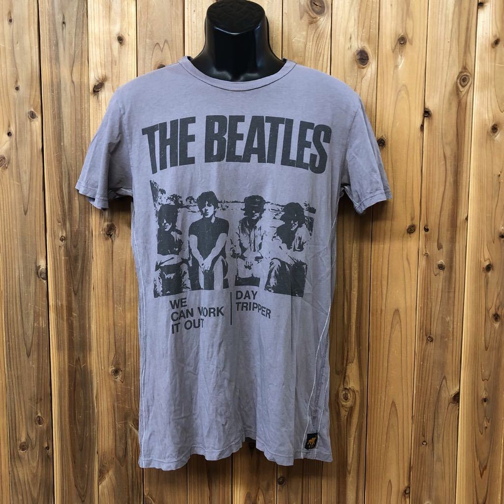 【USA製】TRUNK LTD／メンズ M 半袖Tシャツ トップス プリントTシャツ THE BEATLES フォトプリント コットン100% アメカジ USA古着_画像1