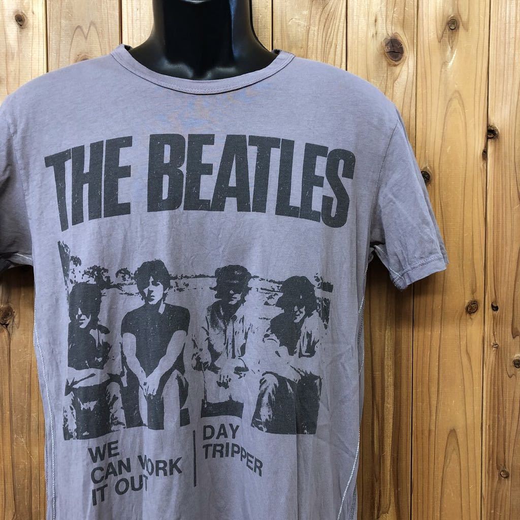 【USA製】TRUNK LTD／メンズ M 半袖Tシャツ トップス プリントTシャツ THE BEATLES フォトプリント コットン100% アメカジ USA古着_画像2