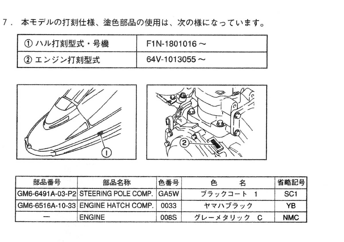 YAMAHAヤマハ 　Marine Jet 　MJ-Super Jet '０７　パーツカタログ（パーツリスト）中古 未使用品　_画像3