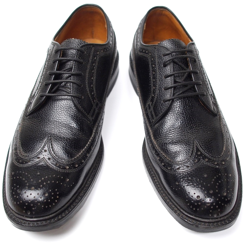 優れた品質 革靴 本革 リーガル レザー ウィングチップ 25.5cm REGAL - ドレス/ビジネス