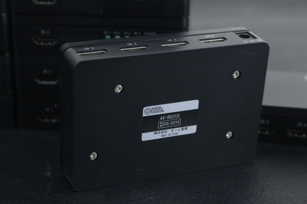 【オーム】HDMIセレクター４ポート 計１２点セット（AV-R0310）_画像3