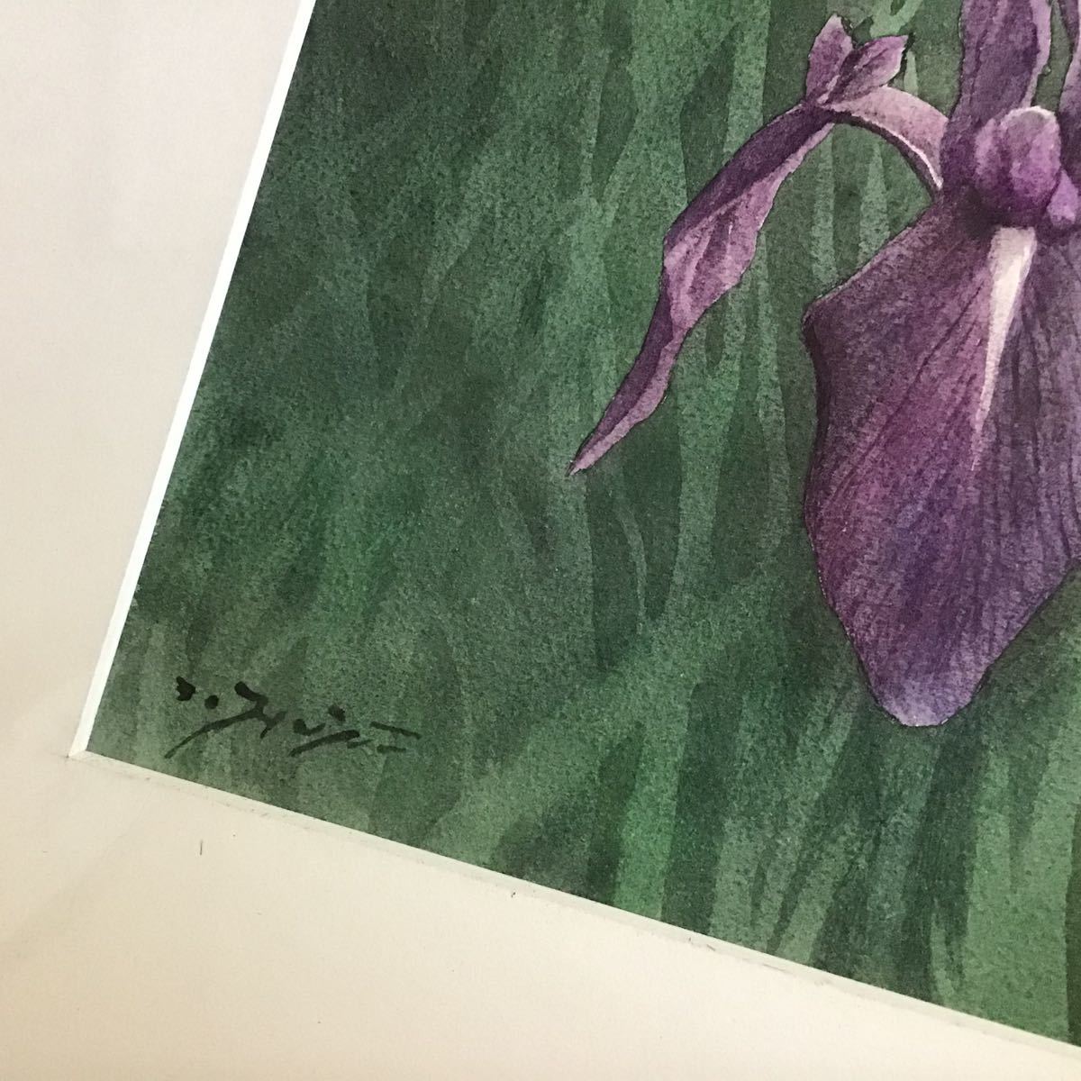 水彩画:藤井勉 真作 水彩画 額装 肉筆 | alfasaac.com