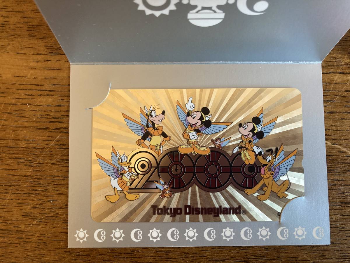 ミッキーマウス　東京ディズニーランド　ディズニーリゾート　レア　テレフォンカード　テレカ　未使用　TOKYO Disney_画像2