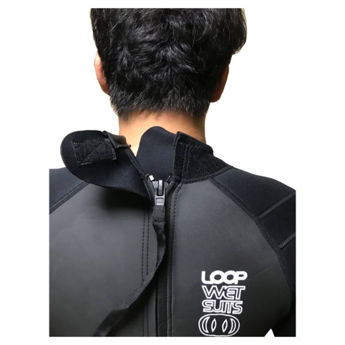 LoopウエットスーツバックジップシーガルBKXBK XL 3mmx2mm