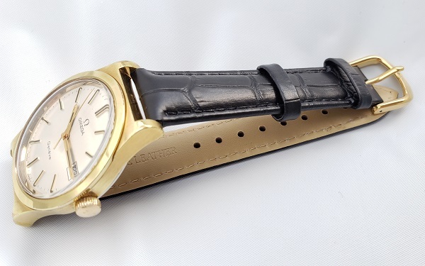 OMEGA Geneve オメガ ジュネーブ 手巻き 腕時計 デイト メンズ 新品