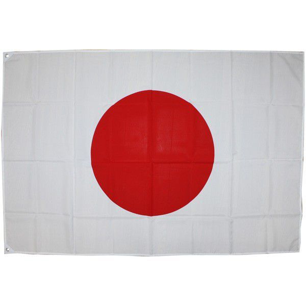 日の丸国旗(日本国旗) 綿100% 天竺 約90cm×約135cm_画像1