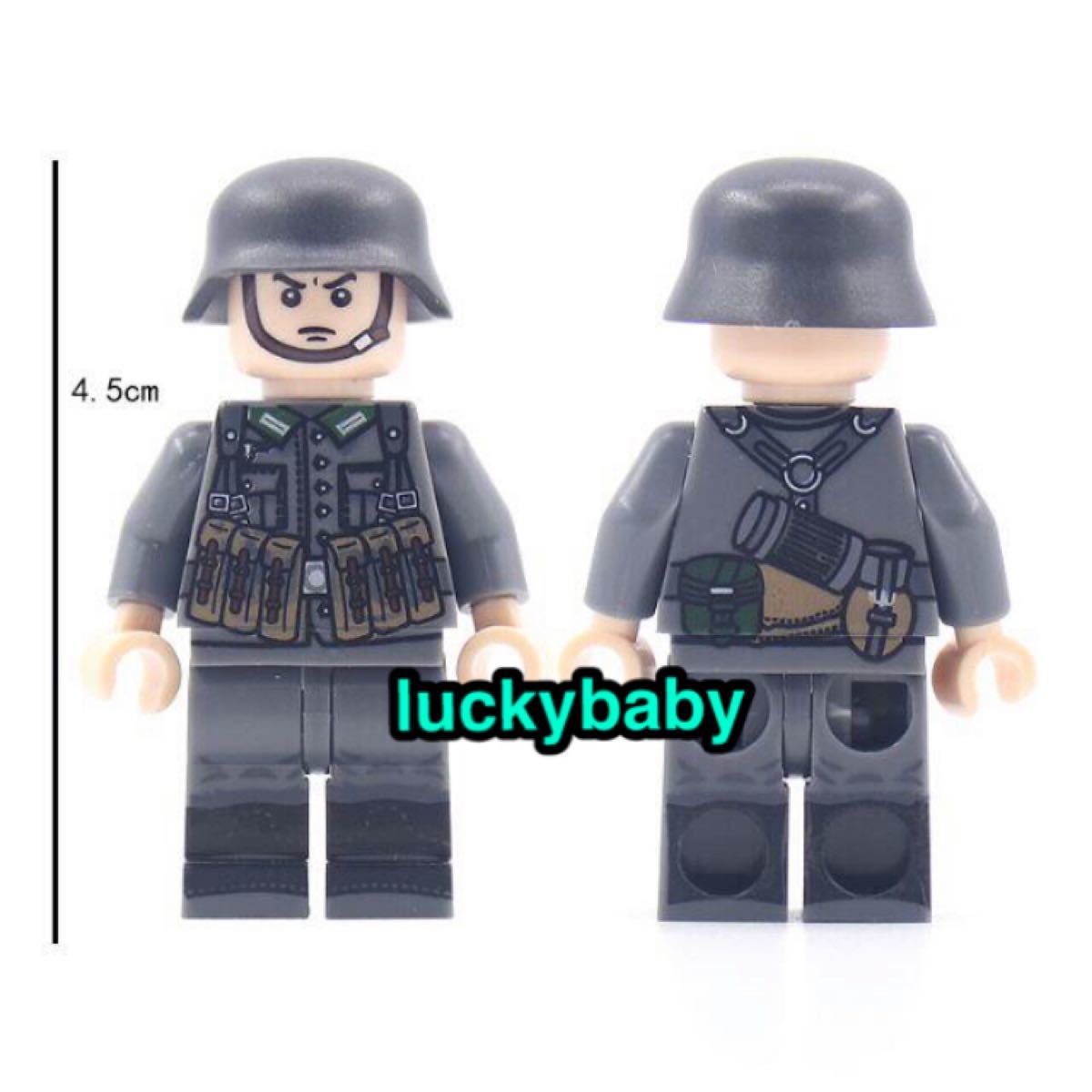 11体セットWW2ドイツ軍国防軍全面印刷 ミリタリー ミニフィグLEGOレゴ互換 軍事 WWII