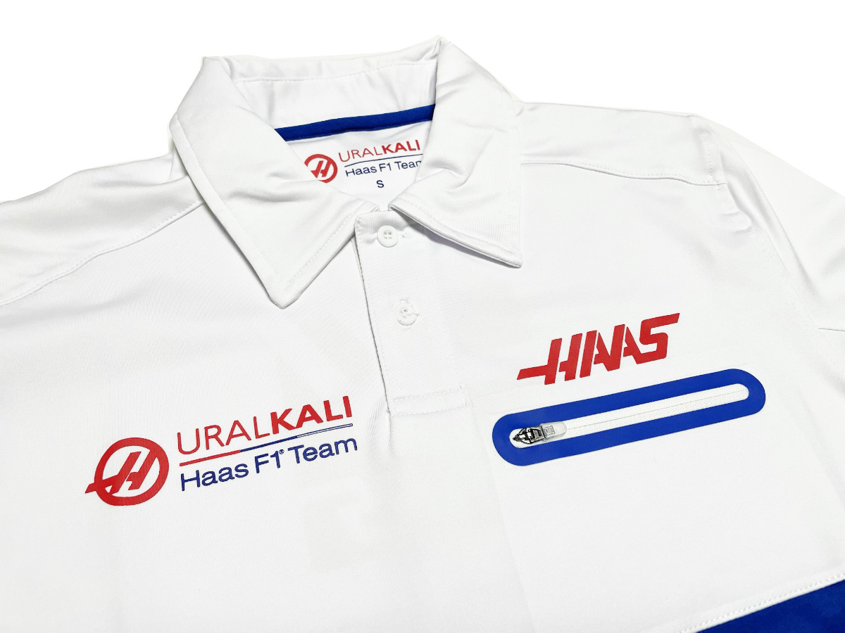 ウラルカリ・ハースF1チーム 2021 支給品 ポロシャツ　XL　　非売品　シューマッハ　マゼピン_胸ポケットが付くのは支給品だけです