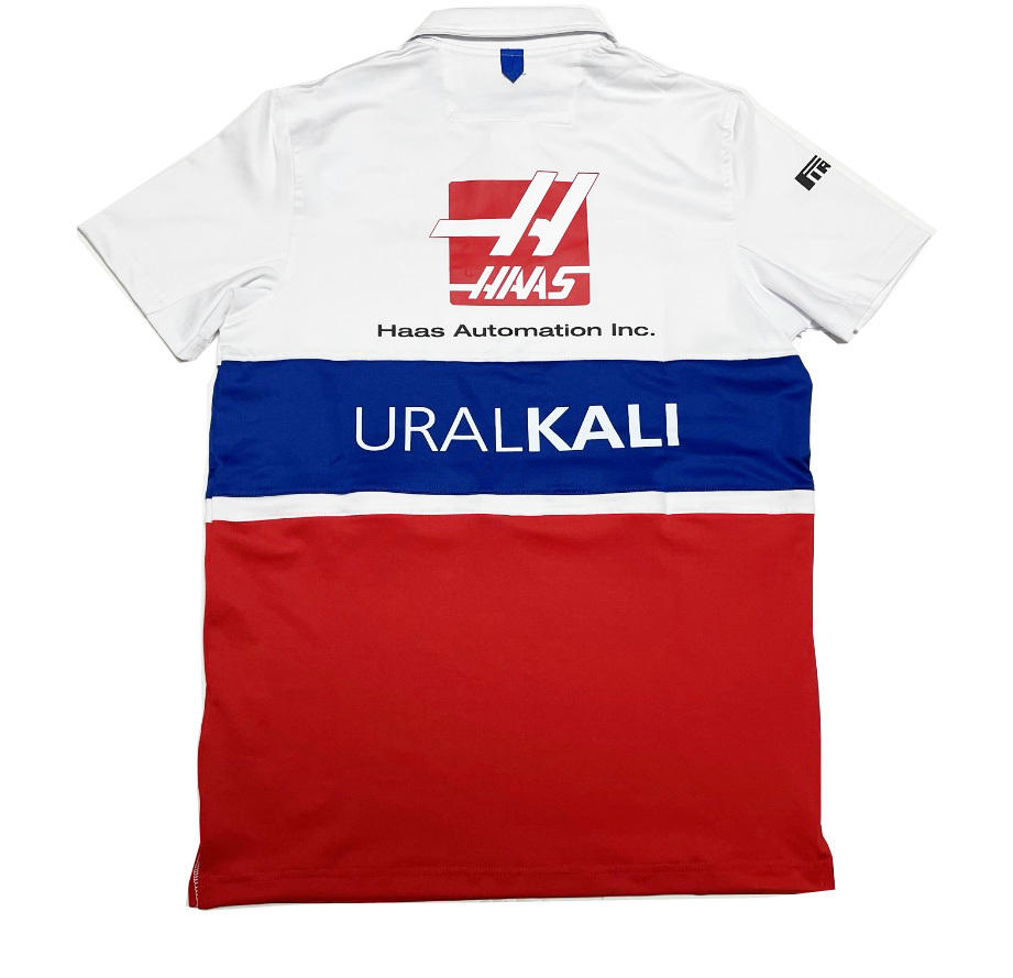 ウラルカリ・ハースF1チーム 2021 支給品 ポロシャツ　XL　　非売品　シューマッハ　マゼピン_画像2