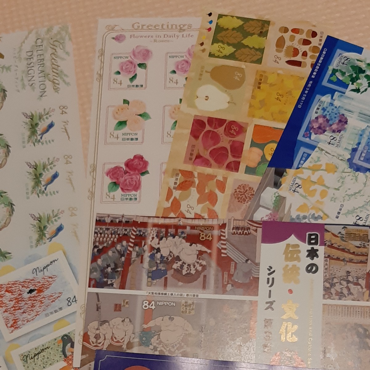 記念切手　コレクション　シール切手　9,240円分