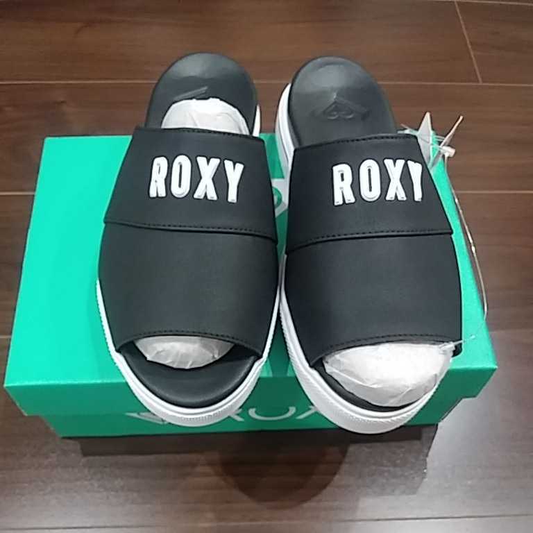  редкий новый товар полная распродажа товар ROXY Roxy сандалии женский черный 25.