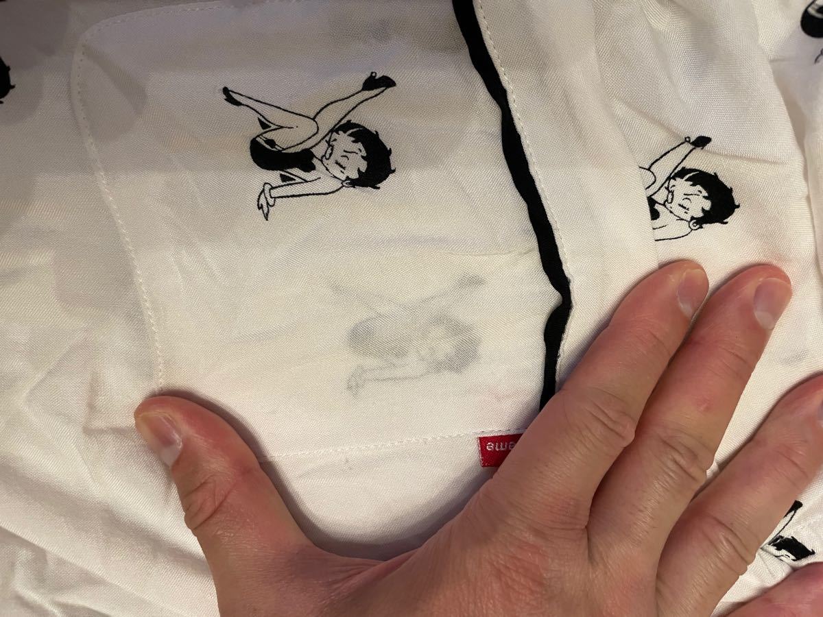 SUPREME 16SS Betty Boop Rayon Shirt fgaeet.org