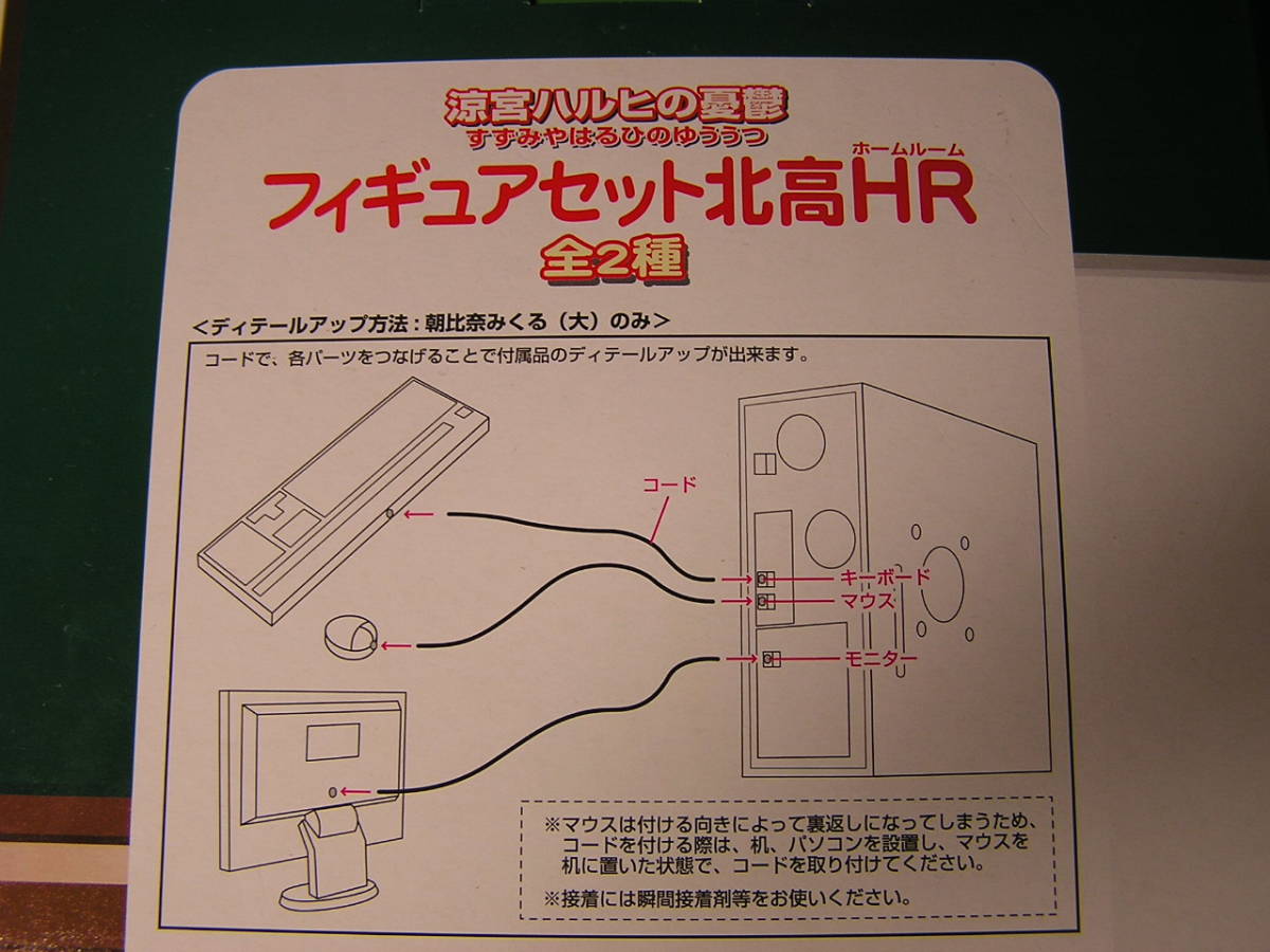 涼宮ハルヒの憂鬱 フィギュアセット北高HR 全2種の画像9