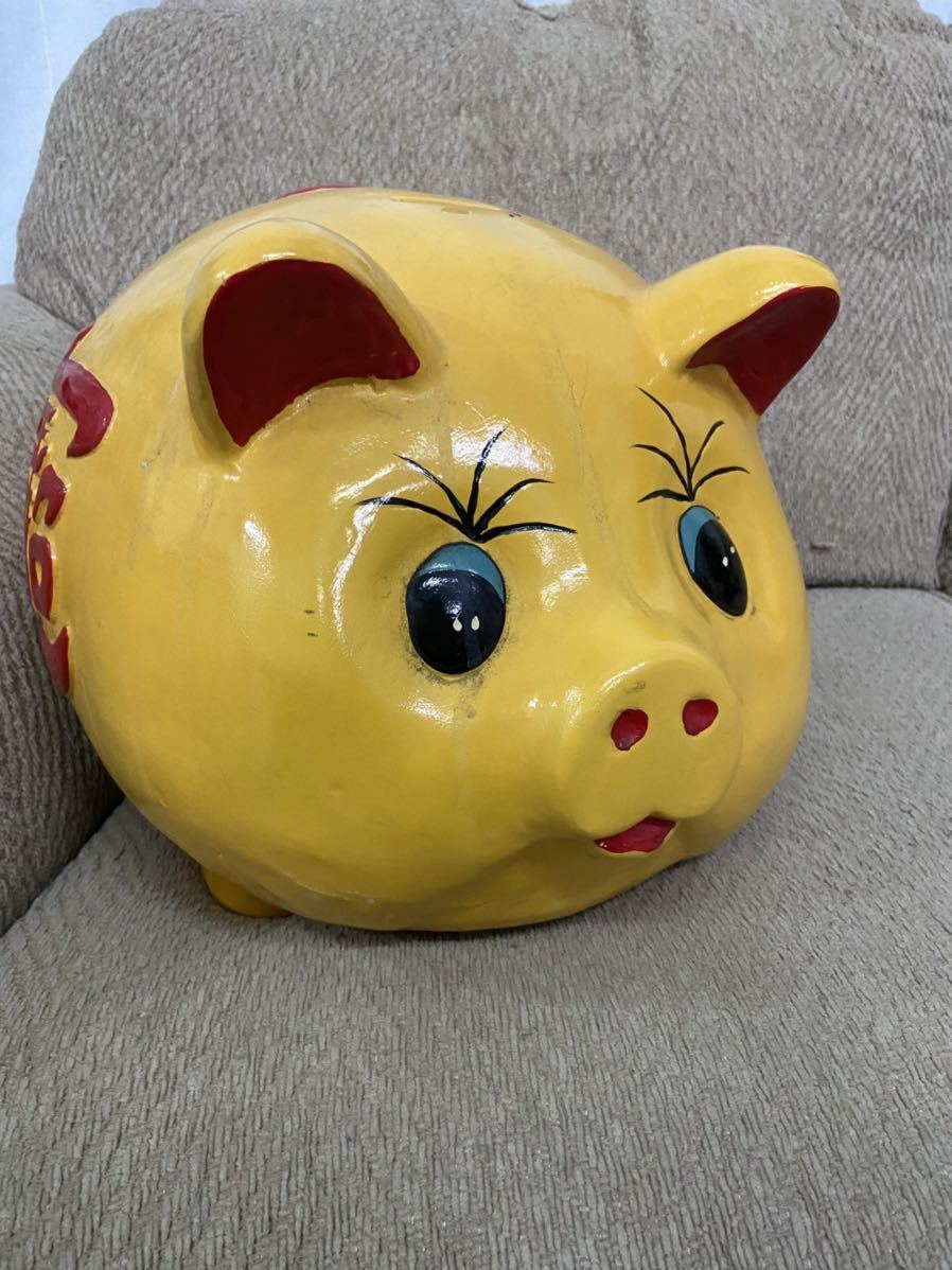 Yahoo!オークション - 大きい 黄色の豚 貯金箱 ブタ ぶた 豚 Yahoo!オークション - 大きい 黄色の豚 貯金箱 ブタ ぶた 豚