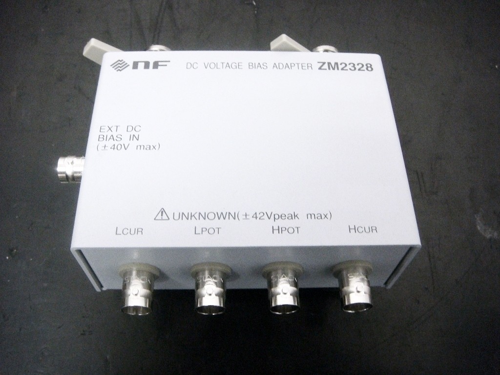 【正常動作品】NF ZM2328 40V DC電圧バイアスアダプタ