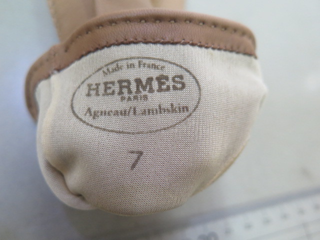 △##Hermes エルメス レディース手袋 グローブ ⑧_画像7