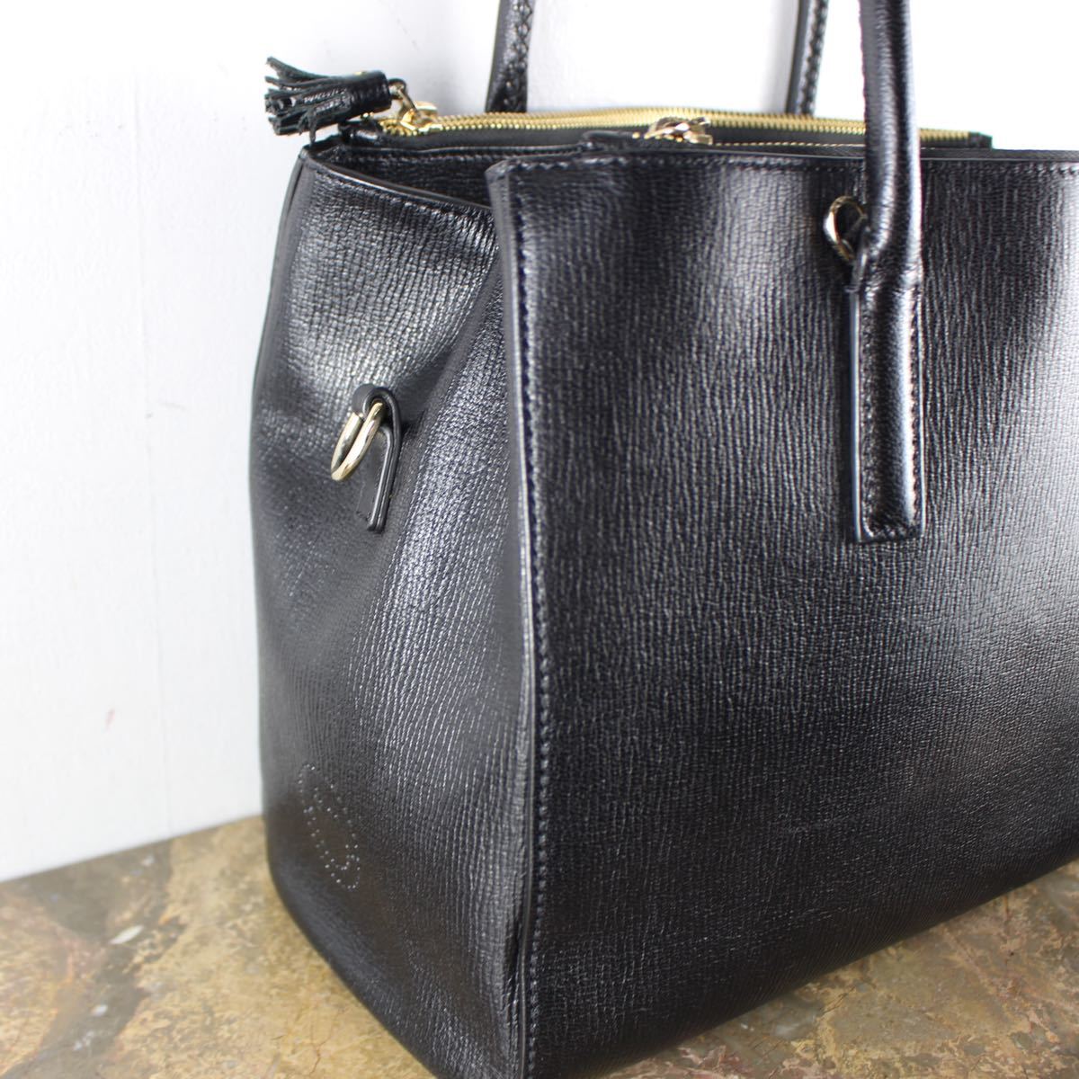ANYA HINDMARCH EBURY LEATHER 2WAY SHOULDER BAG/アニヤハインド