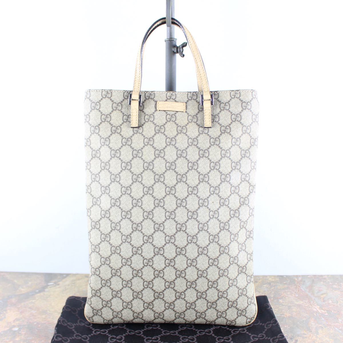 GUCCI GG PATTERNED HAND BAG MADE IN ITALY/グッチGG柄ハンドバッグ