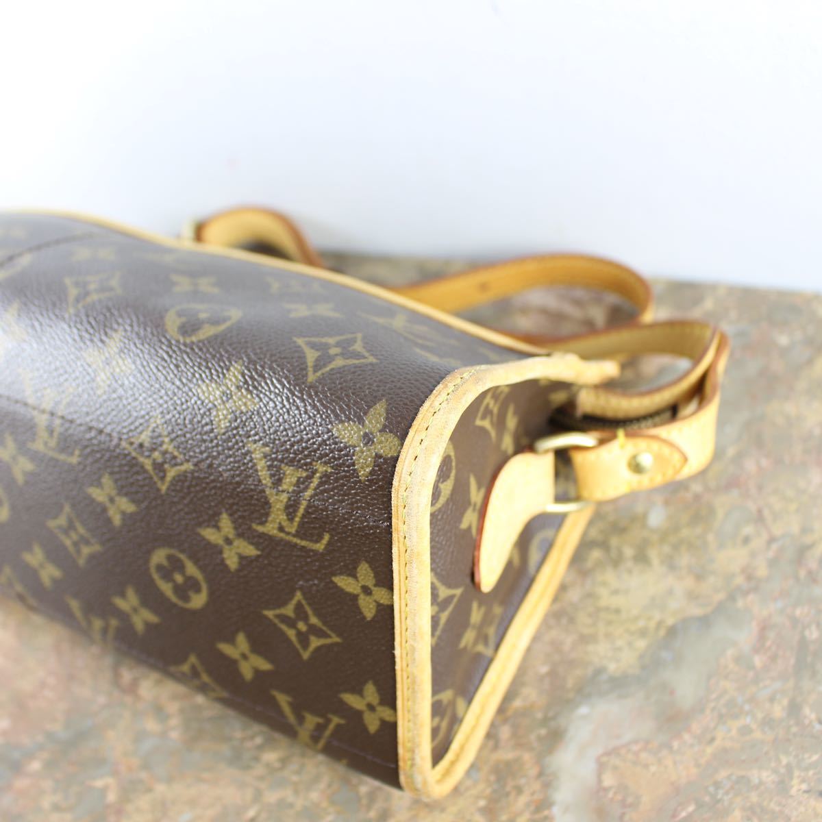 LOUIS VUITTON M40008 DU4097 MONOGRAM PATTERNED SHOULDER BAG MADE IN FRANCE/ルイヴィトンポパンクールモノグラム柄ショルダーバッグ_画像6