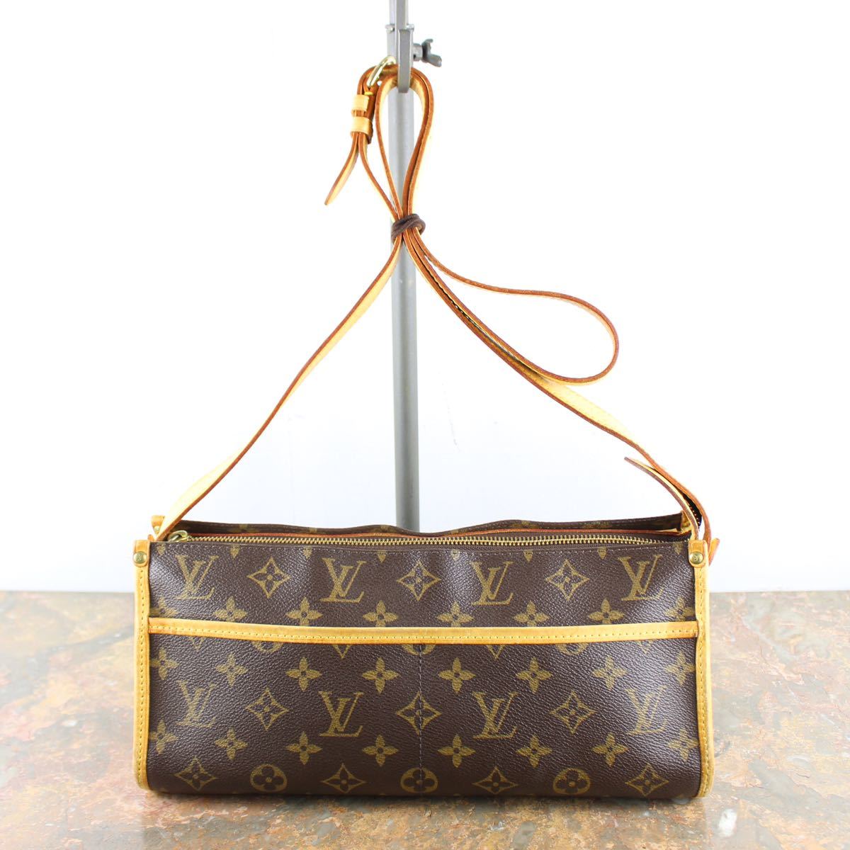 LOUIS VUITTON M40008 DU4097 MONOGRAM PATTERNED SHOULDER BAG MADE IN FRANCE/ルイヴィトンポパンクールモノグラム柄ショルダーバッグ_画像1