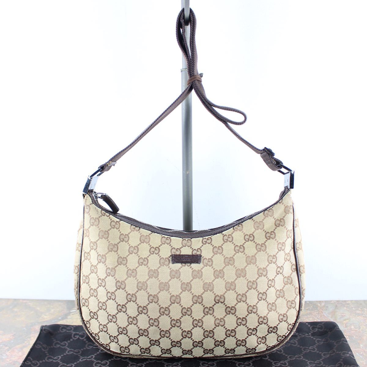 GUCCI GG PATTRNED SHOULDER BAG ITALY/オールドグッチGG柄ショルダーバッグ