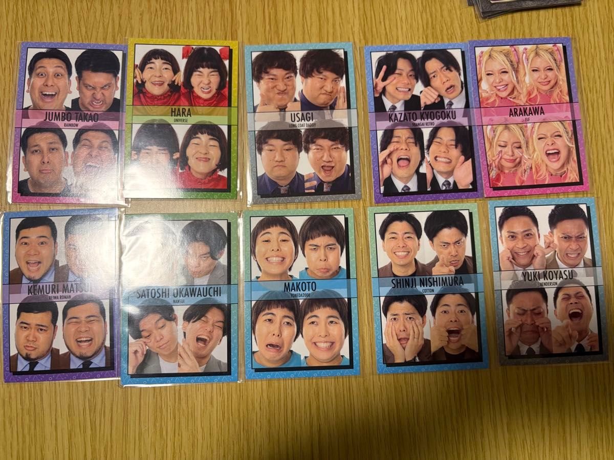 お笑い芸人 トレーディングカードセット 21枚 金属バット 吉本興業 お笑い芸人 トレーディングカードセット 21枚 金属バット 吉本興業