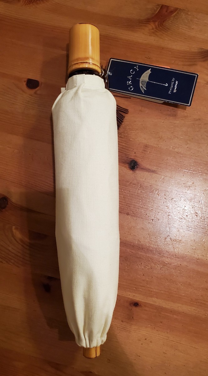 百貨店で購入した　日傘　日本製 綿