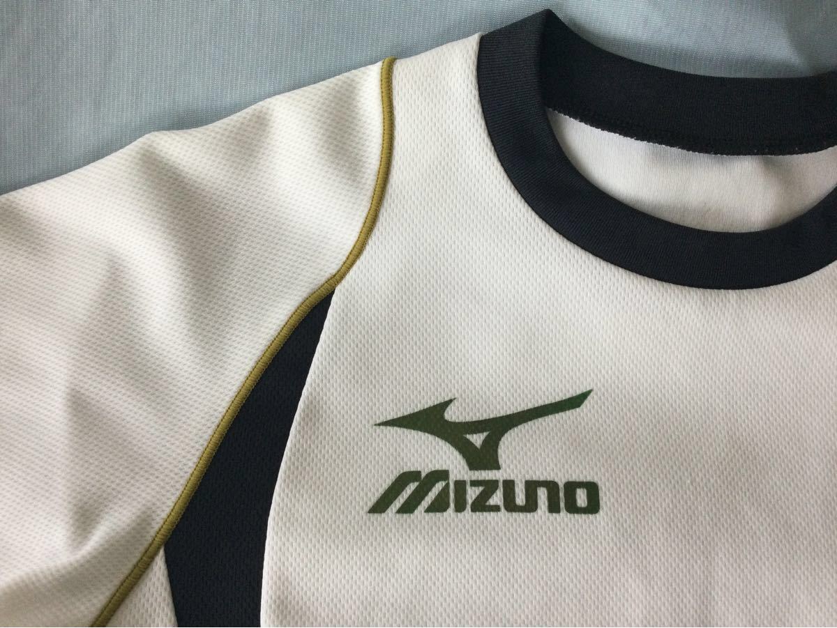 ミズノ MIZUNO  半袖　Tシャツ　白　140〜150サイズ　スポーツウエア トレーニングシャツ　男女兼用