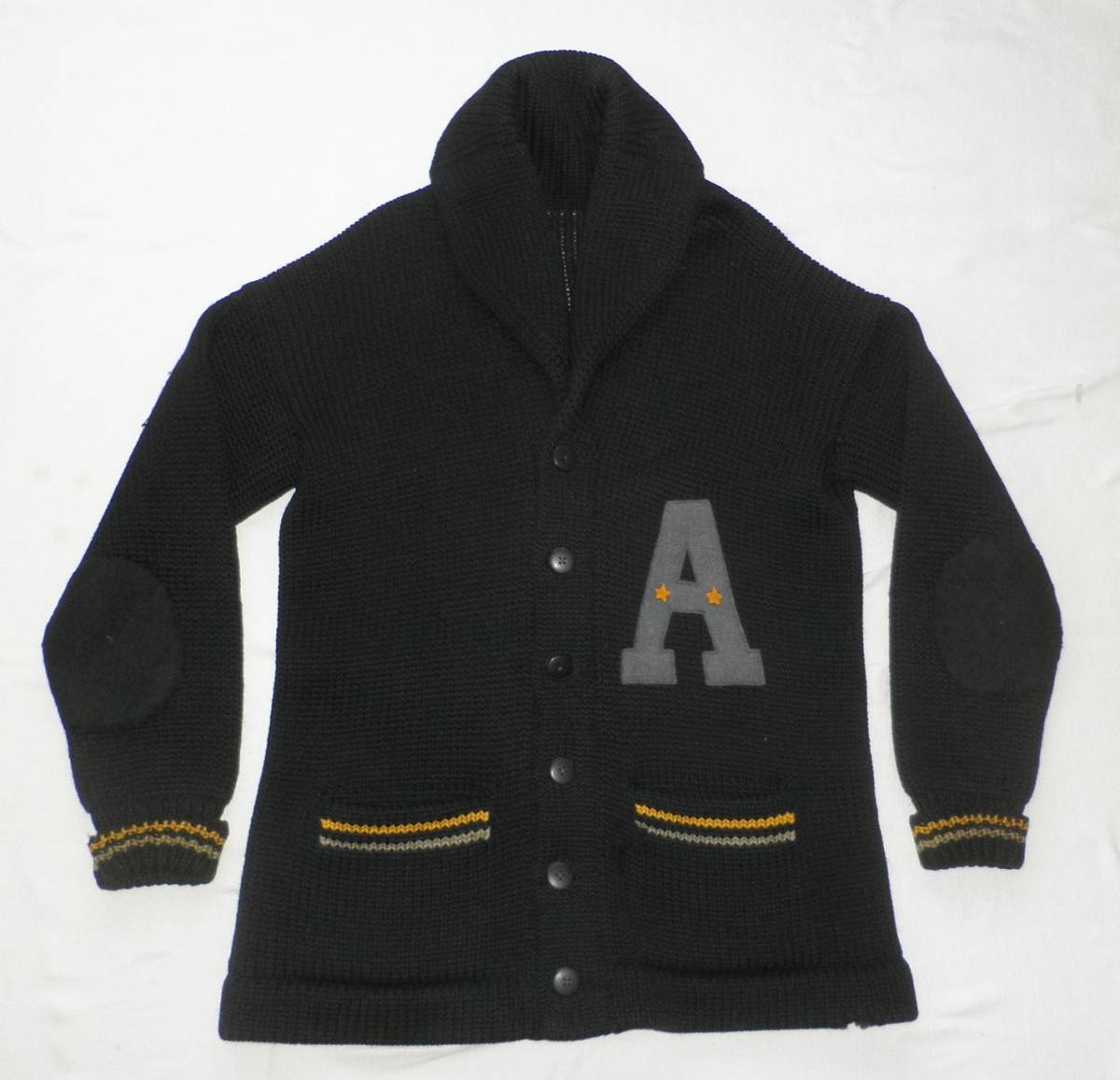 ☆ ビンテージ 30s USMA WEST POINT CADET ショールカラーカーディガン