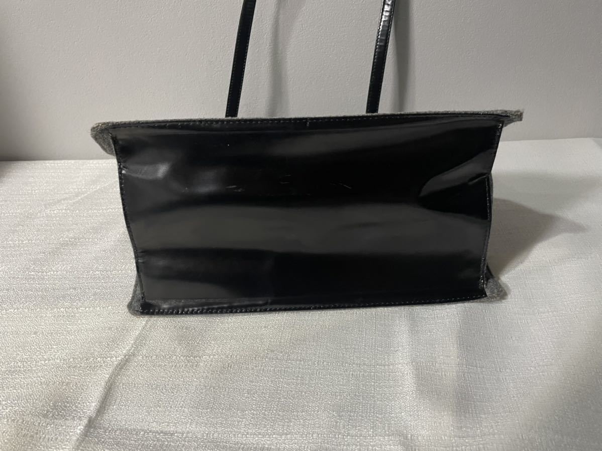 JILSANDER ジルサンダー 本革 レザー×ウールトートばトートバッグ