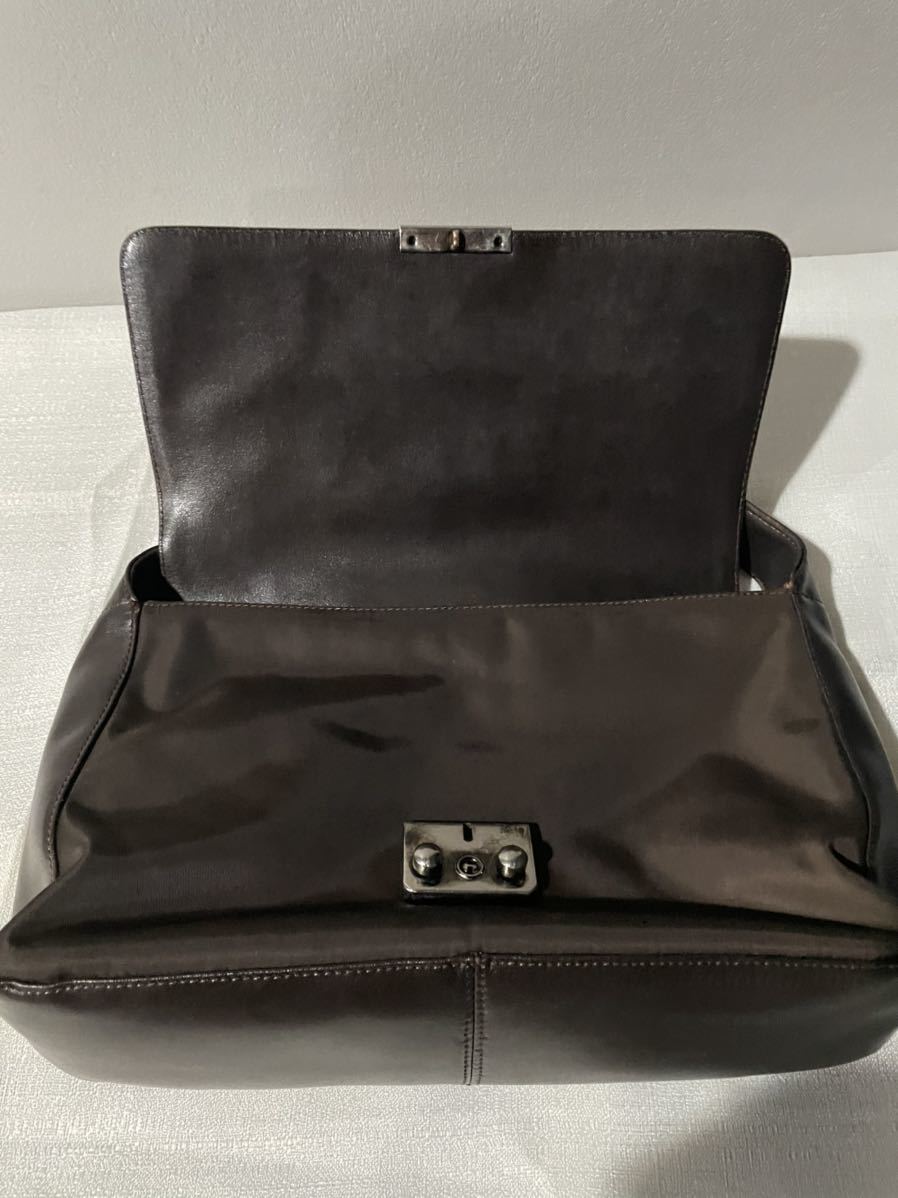 マックスマーラ MAX MARAショルダーバッグハンド 本革レザー 茶 www