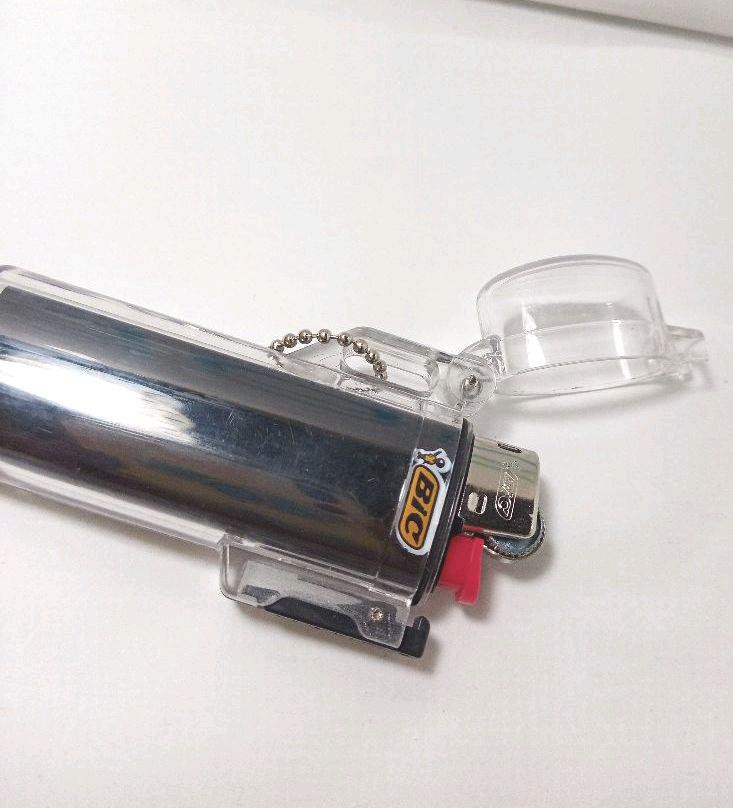 Bic ライター(スリム) 防水ケース 透明 オマケライター付｜PayPayフリマ