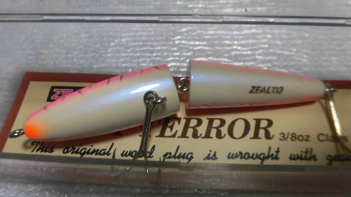 A　ジョイントテラー　3/8oz　2003年　JOINT TERROR　ズイール　ZEAL　柏木　トップ　TOP　ウッド WOOD 新品購入未使用品_画像3