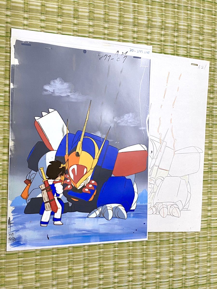  трудно найти! подлинная вещь # Mashin Eiyuuden Wataru # цифровая картинка анимация модифицировано установка автограф исходная картина большой размер * эта 52