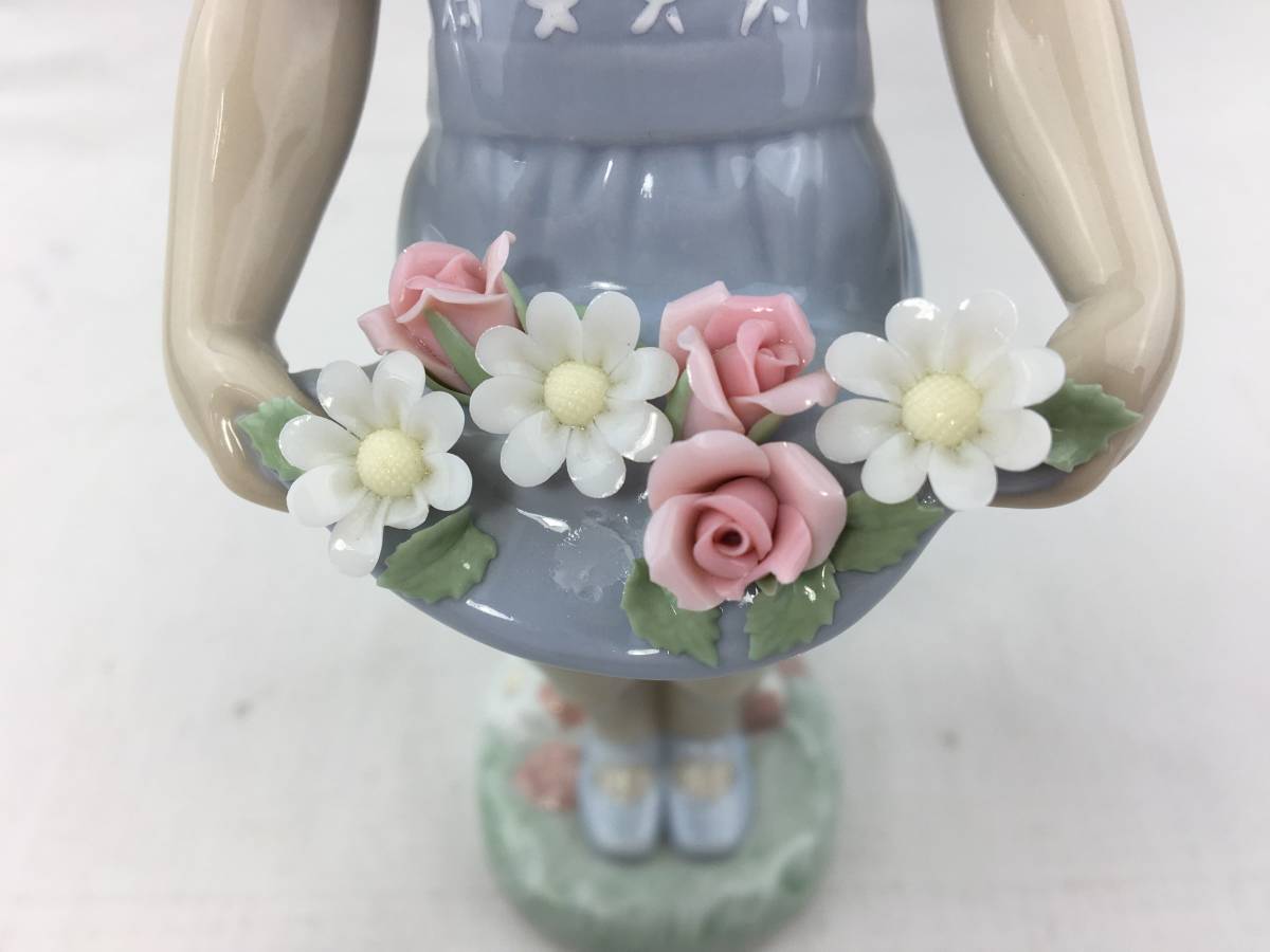 高評価好評】 ヤフオク! - Y/ LLADRO リヤドロ 1284 スカートに花