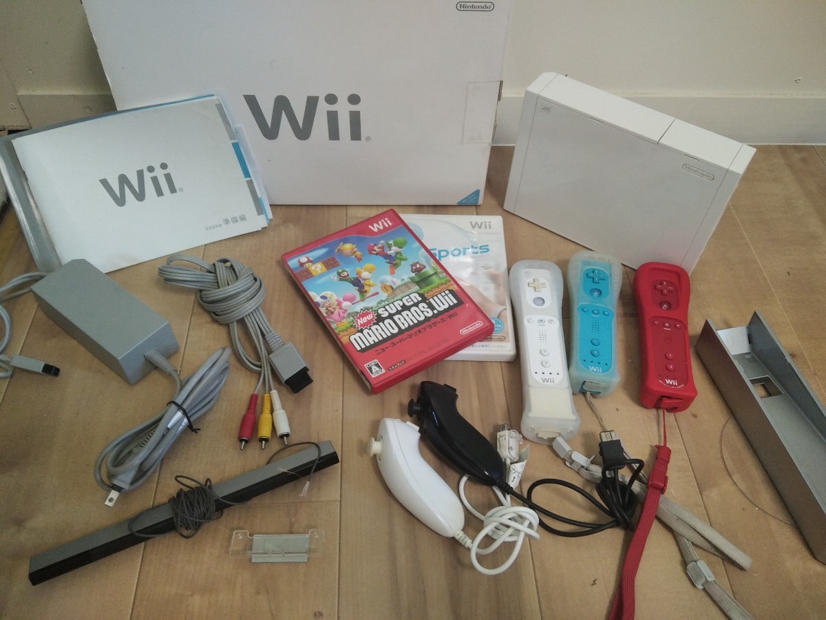 任天堂Wii　一式　セット ソフト ジャンク品