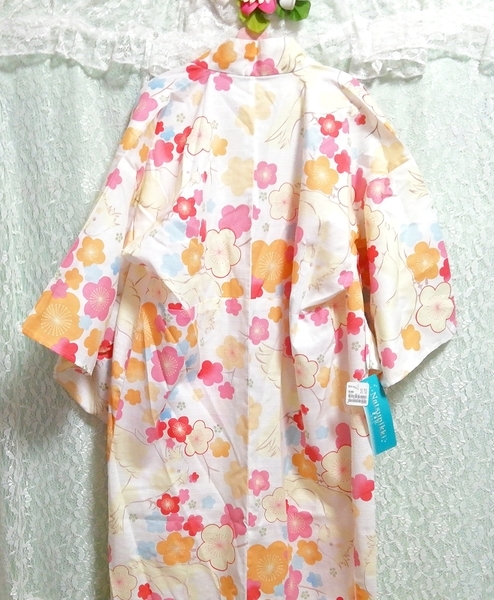  floral print bird . yukata .../ Japanese clothes Flower pattern bird picture yukata / Japanese clothes