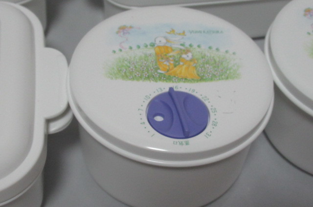  багряник японский . прекрасный мед кролик серии микроволновая печь контейнер 5 пункт M комплект не использовался товар 