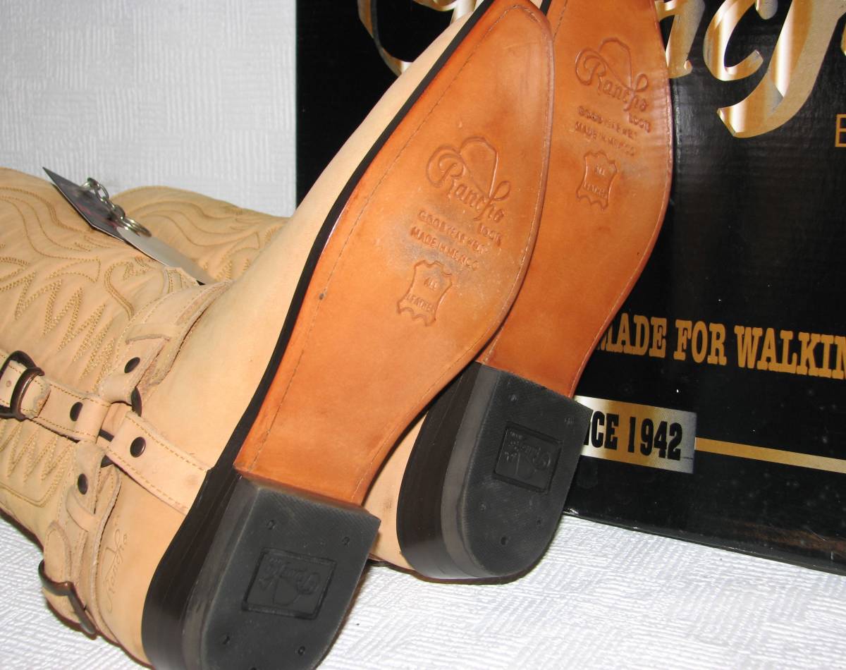 [ новый товар ] Rancho Rancho Western женский ботинки 6.0EE Mexico производства 