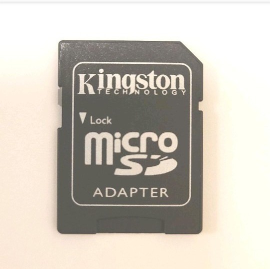 KingstonキングストンmicroSDアダプタ　microSD→SD変換