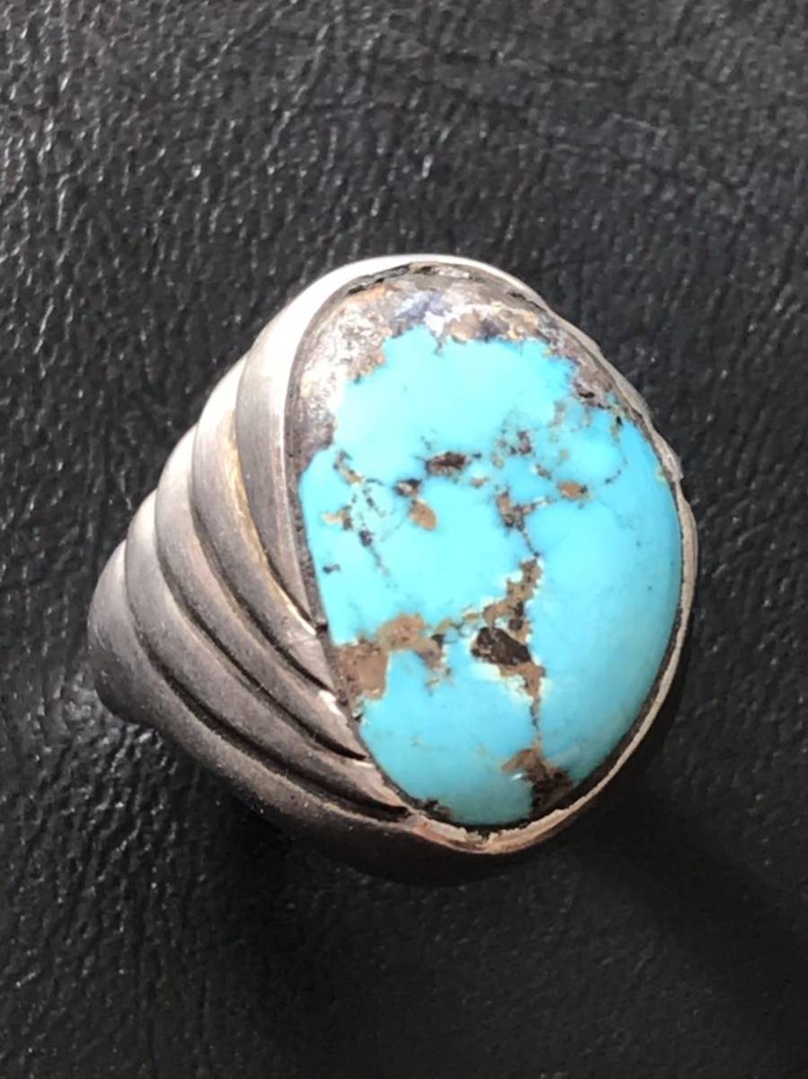NAVAJO 【OLD PAWN】1960~70's Blue Gem Turquoise ブルー NAVAJO 【OLD PAWN】1960~70's Blue Gem Turquoise ブルー