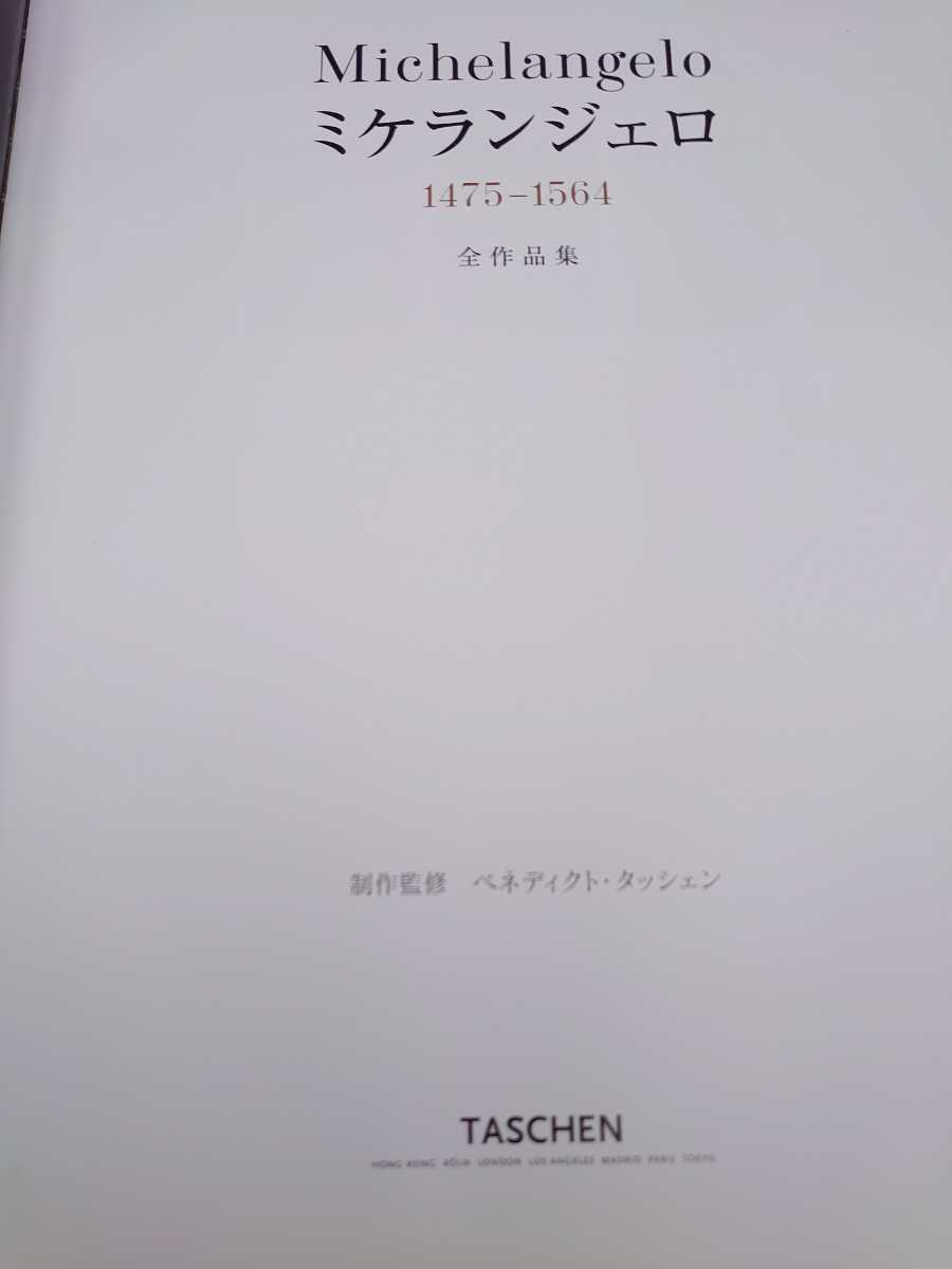絶版 廃盤 希少本『Michelangelo ミケランジェロ 全作品集 絶版 廃盤 希少本『Michelangelo ミケランジェロ 全作品集