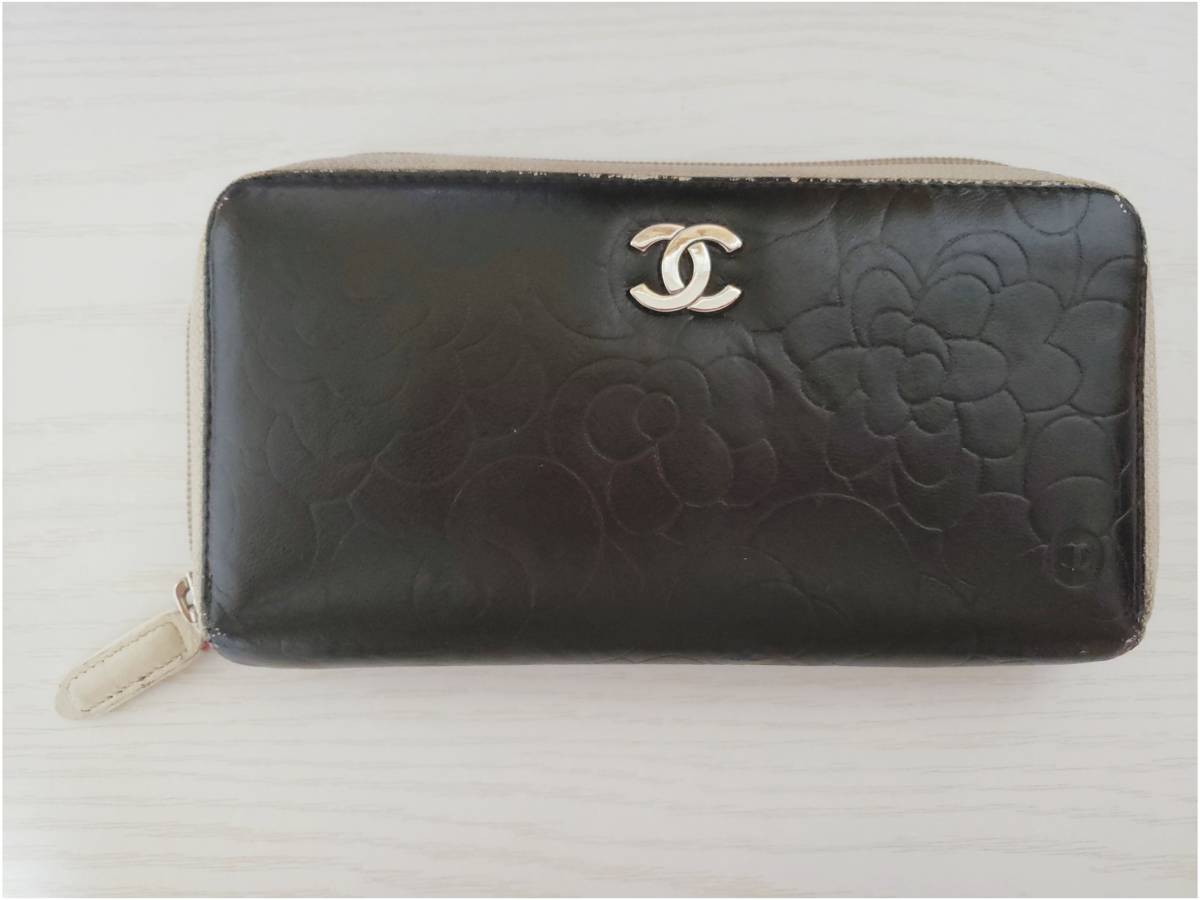 待望☆】 CHANEL 【愛様】シャネル カメリア ココマーク 長財布