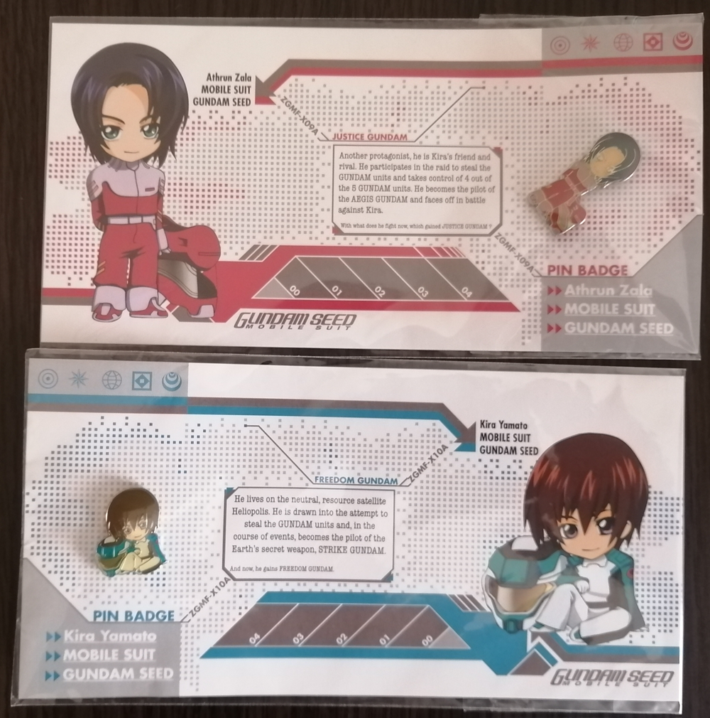 キラ・ヤマト アスラン・ザラ ピンバッジ グッズ-バッチ】機動戦士ガンダムSEED DESTINY vol.3 ペア缶